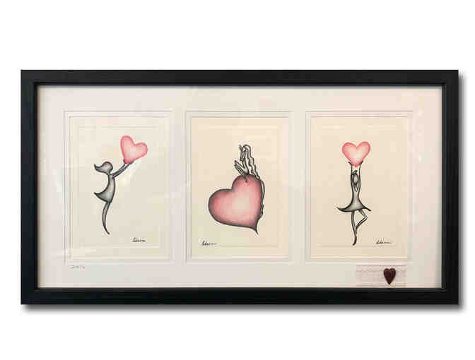 "Love Muse" Triptych by Artist Rebecca Rees - Photo 1