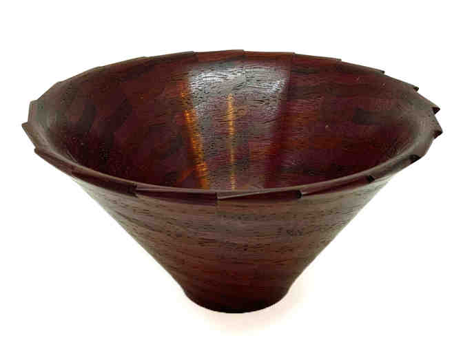 Bernstein Woodworks Turned, Segmented Wooden Bowl - Photo 1