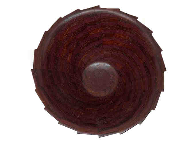 Bernstein Woodworks Turned, Segmented Wooden Bowl - Photo 2