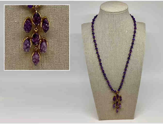 Fine "Purple Amethyst" Necklace by Lori Hartwell - Photo 1