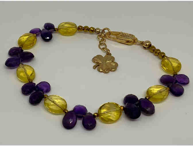 "Lucky Lakers" Bracelet by Lori Hartwell - Photo 1