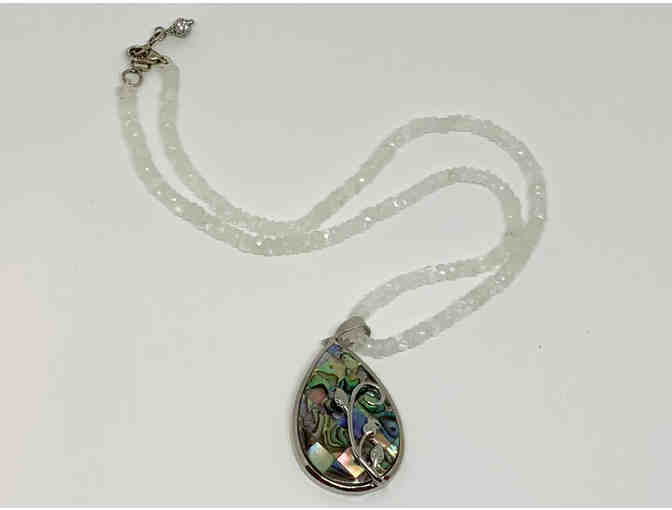 Moonstone and Sterling Silver Pendant by Lori Hartwell - Photo 1