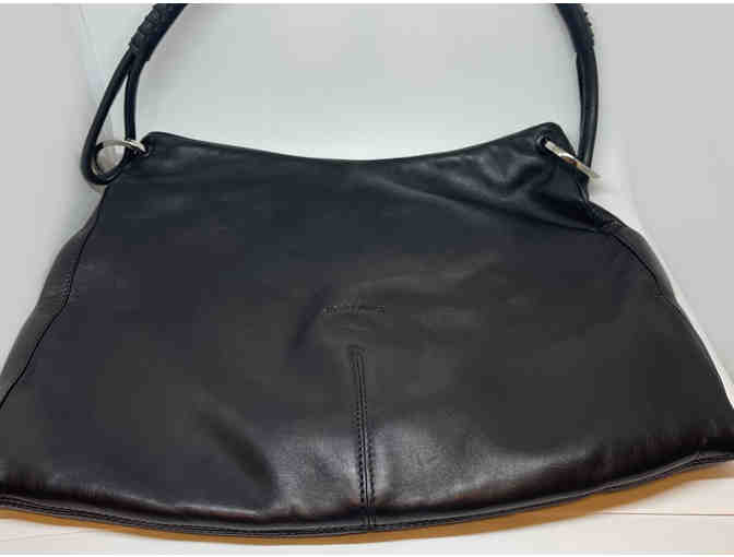 PAOLO MASI Black Leather Bag