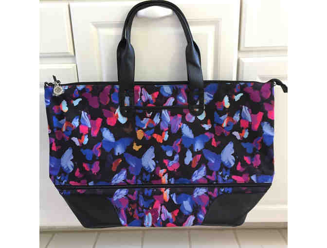 Stella and Dot Butterfly Design Weekender Bag
