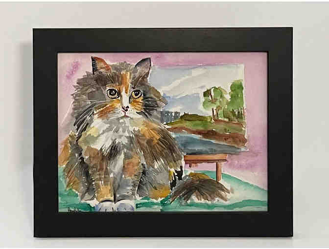 Custom Watercolor Pet Portrait by Bonny Butler