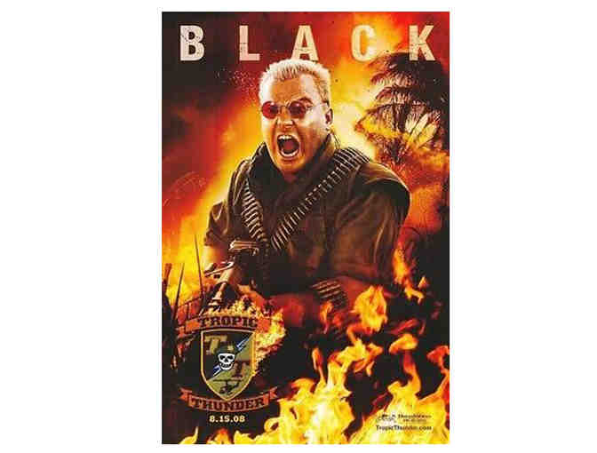 Tropic Thunder Poster signed by Jack Black