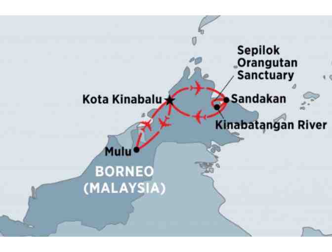 10-day Borneo Adventure for two, including tours, accommodation and return flights.