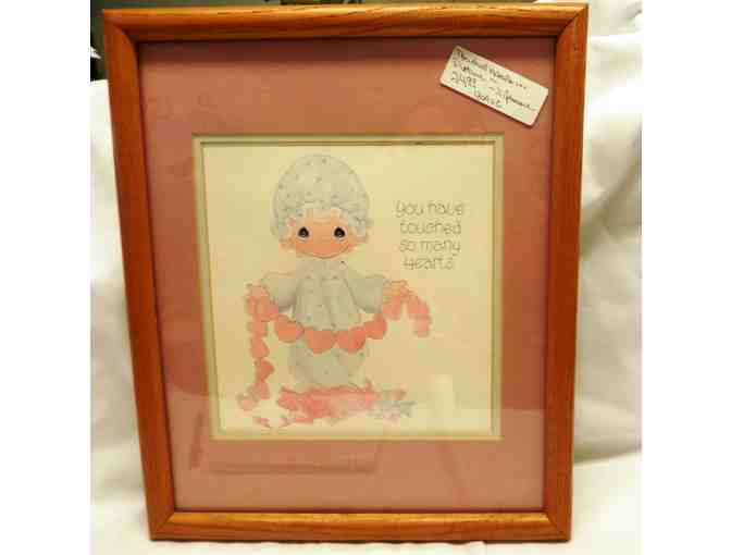'Touched Hearts' matted/framed picture