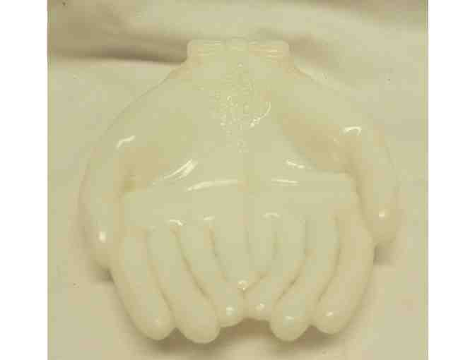 Milk Glass hands