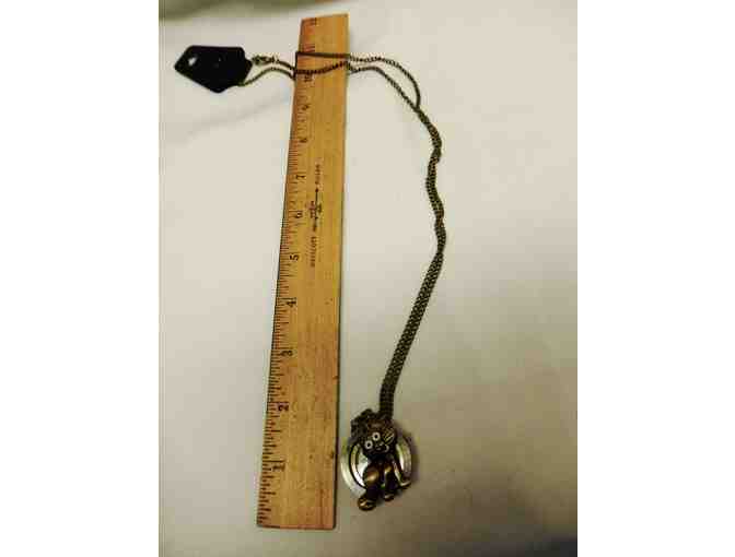 Cat Pendant Watch-works