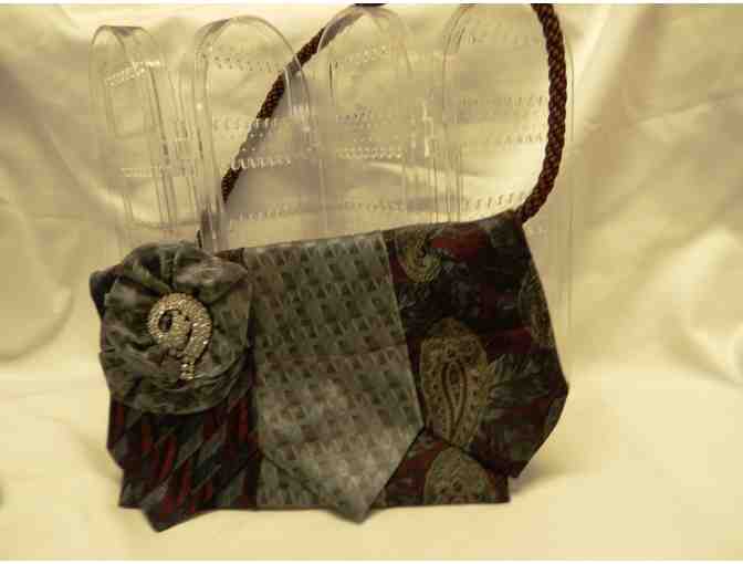Handcrafted Necktie hand bag-unique