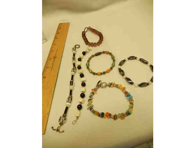 Six beautiful beaded bracelets