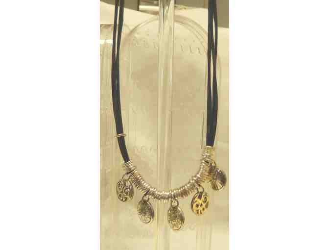 Pendant with 4 strand cord