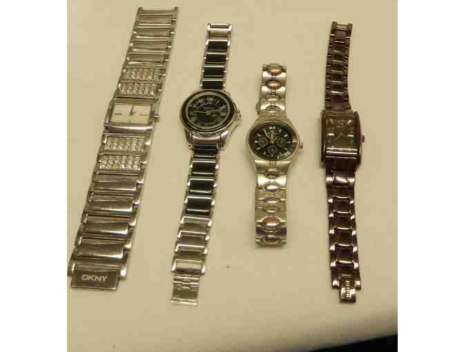 Four watches currently not working but worth getting batteries for