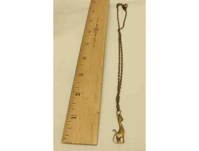 Cat Necklace & Earrings from Hauspanther.com