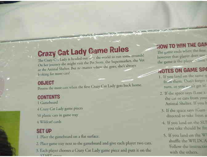 Here IT is folks!! The CRAZY CAT LADY Board Game