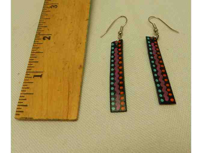 'recycled music' Earrings