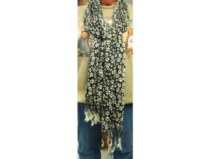 Paw Print Fashion Scarf