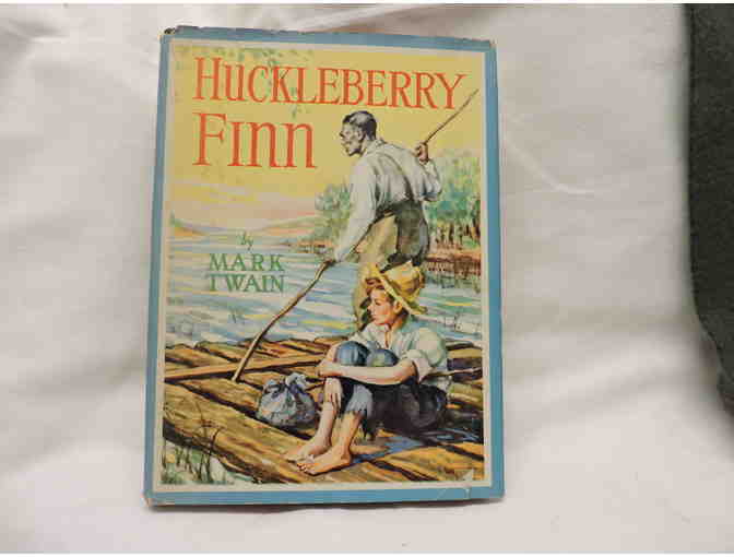 Antique book: Huckleberry Finn by Mark Twain