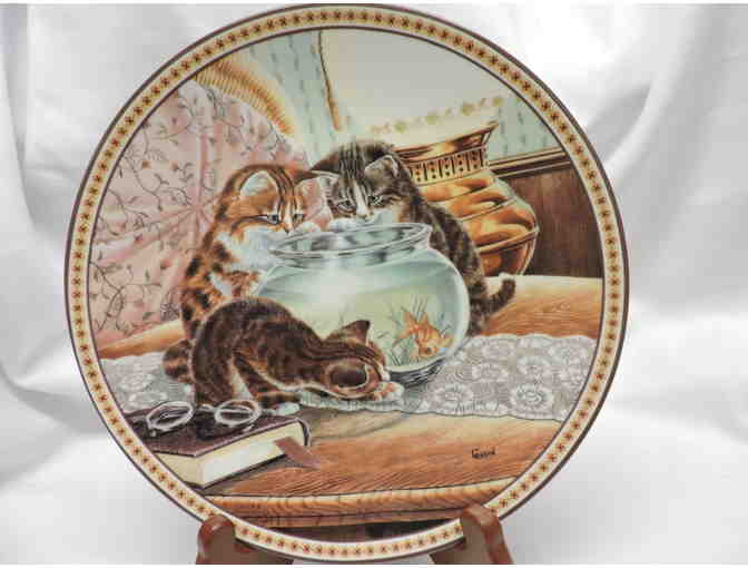 1991 Collector Cat Plate