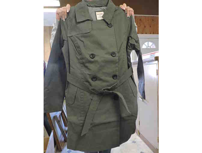 Old Navy X-Large Knee high Trench Coat with wrap around belt - Photo 1