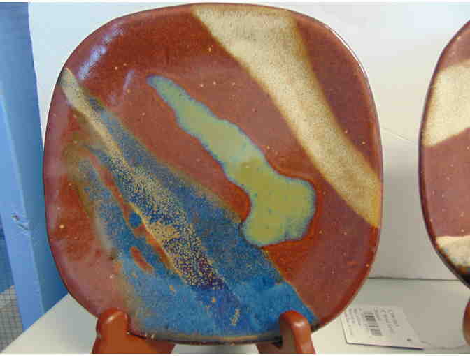 3 SW Pottery 8' Square Plates