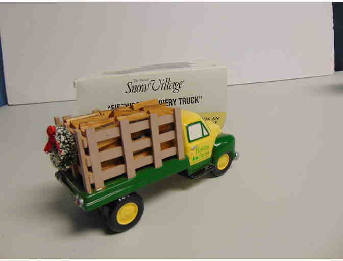 Original Dept. 56 Snow Village 'Firewood Delivery Truck'-Retired 1999