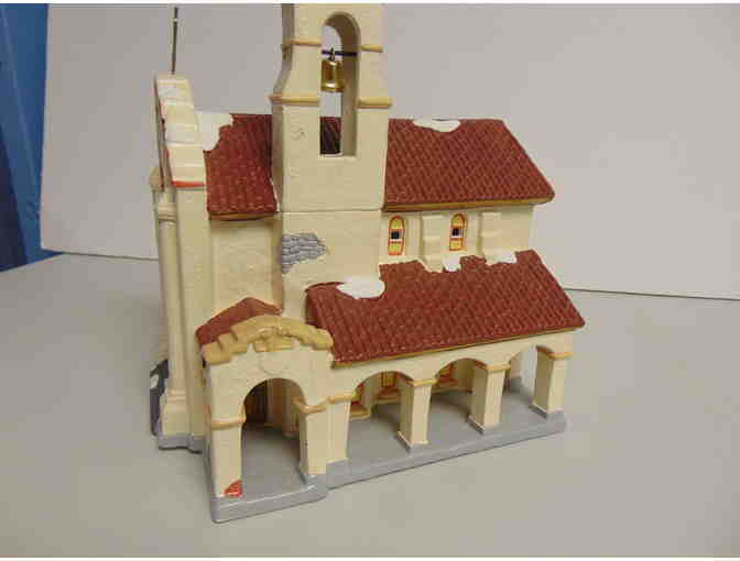 Lighted Dept. 56 Snow Village Collectible- 'Spanish Mission Church'