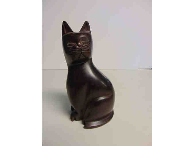 Vintage Ironwood Cat Statues - 7 1/2'T