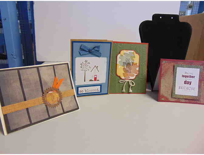 4 Handcrafted Note Cards w/Envelopes - Photo 1