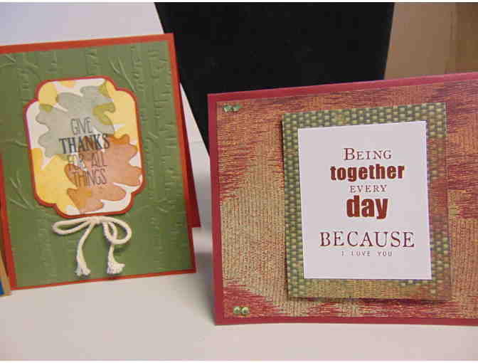 4 Handcrafted Note Cards w/Envelopes - Photo 3