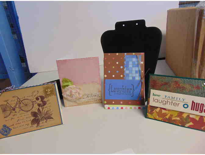 4 Handcrafted Note Cards w/Envelopes