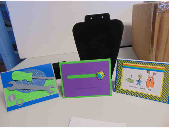 3 Handcrafted Note Cards w/Envelopes - Photo 1