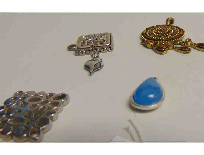 2' Dragonfly Pendant (Silvertone) and 8 More Miscellaneous Pendants