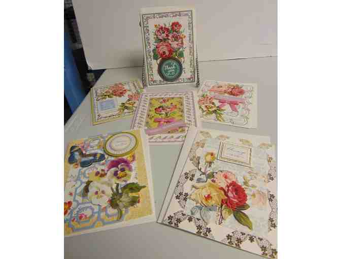 6 Beautiful Hand Crafted Greeting Cards with Raised Cover - Photo 1