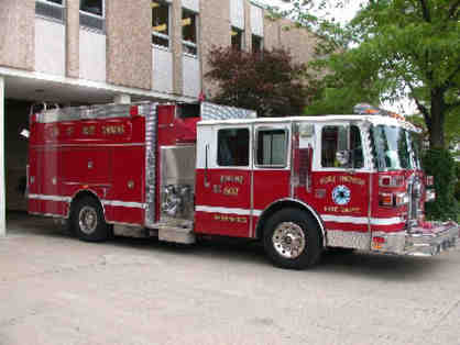 Ride on a Fire Engine to School
