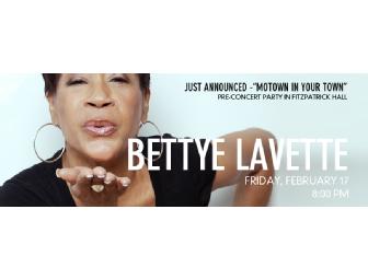 2 Silver-Level tickets to the Bettye LaVette Concert
