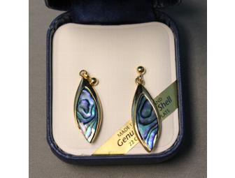 Ariki Paua Shell Earrings