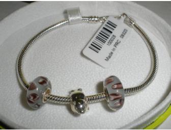 Chamilia Sterling Silver Charm Bracelet