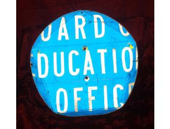 Recycled Traffic Sign Pentatray - EDUCATION OFFICE