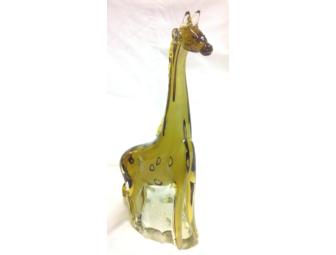Dynasty Glass Giraffe Figurine