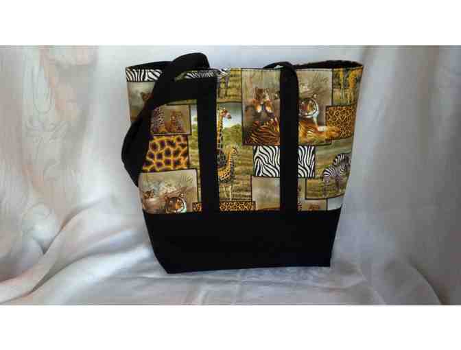 Safari Themed Handmade Tote Bag