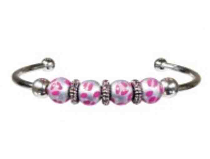 Angela Moore Leopard Life Pink Mother/Daughter Bracelet Set