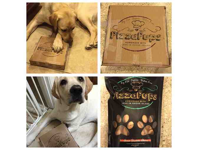 Basket of Organic Dog Treats from PizzaPups