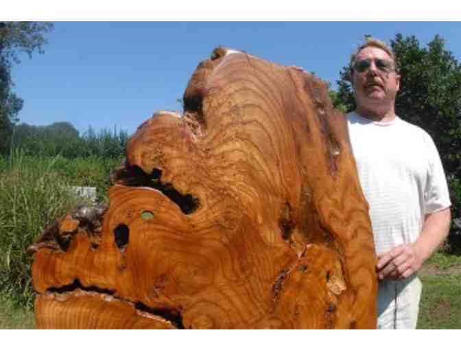 Hand Carved Glen Cherry Coffee Table