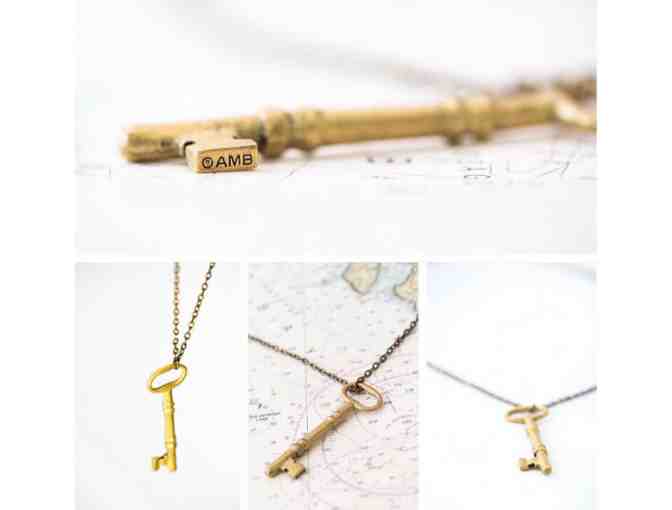 Anchor Me Brass Jewelry Set