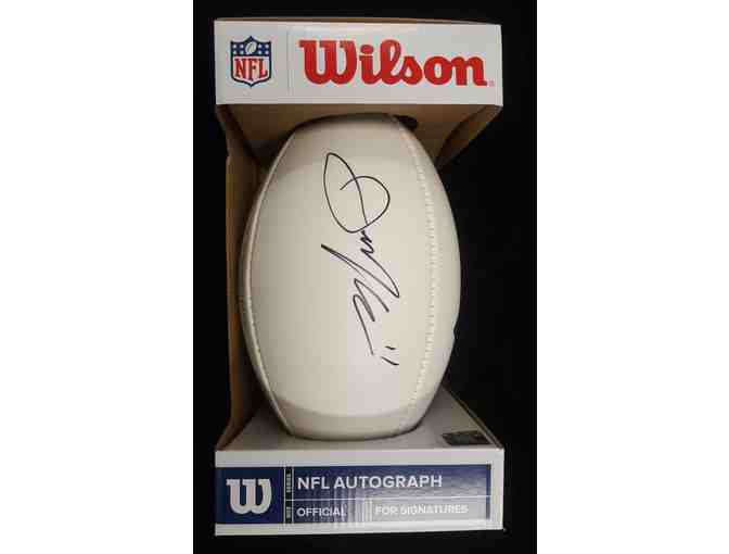 New England Patriots Julian Edelman Autographed Football