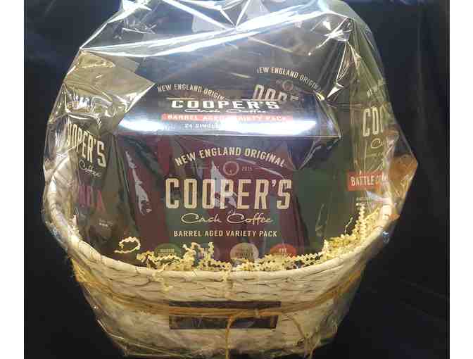 Cooper's Cask Coffee Basket: Whiskey & Bourbon Barrel Aged