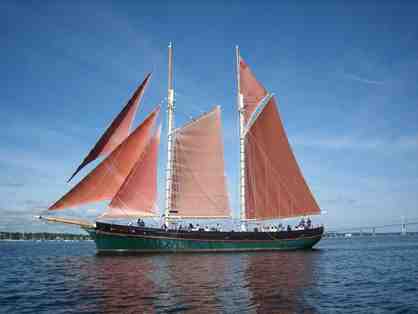 Wine and Cheese Sail Aboard the Schooner Aurora
