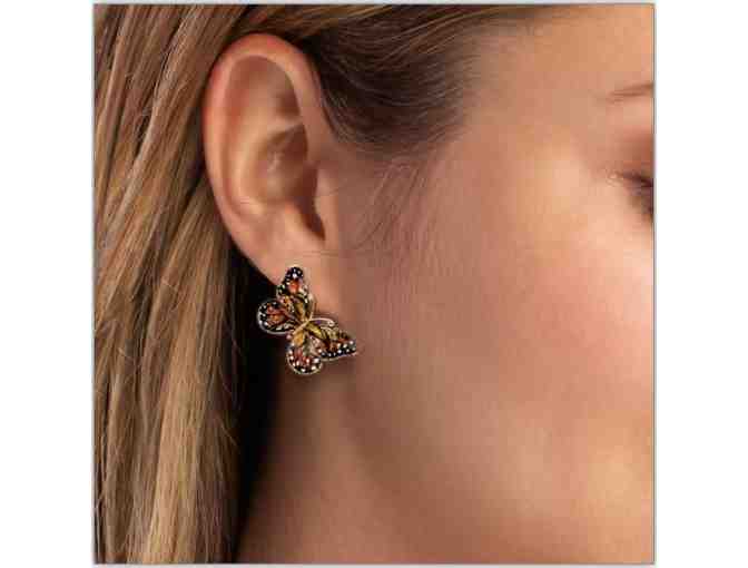 Italian 18kt Yellow Gold Butterfly Ring and Earring Set